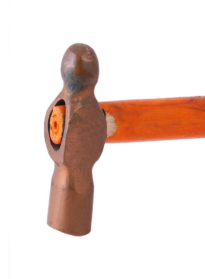 LOVELY 700 Gms Copper Hammer Ball Pein Type Copper Mallet with wooden Handle Pack of 1 Pc. - Image 5